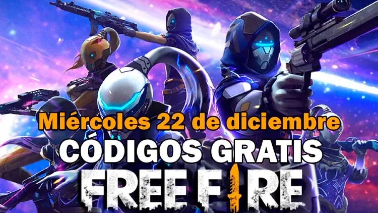 Free Fire: códigos de hoy 22 de diciembre de 2021