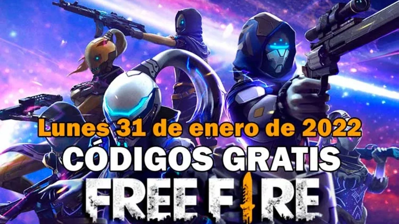 Free Fire: Códigos de hoy 31 de enero de 2022 (funcionan)