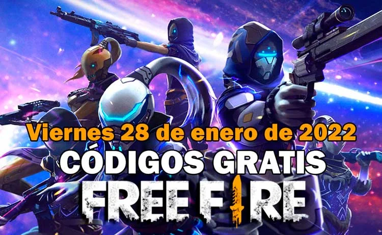 Free Fire: Códigos de recompensa para hoy viernes 28 de enero de