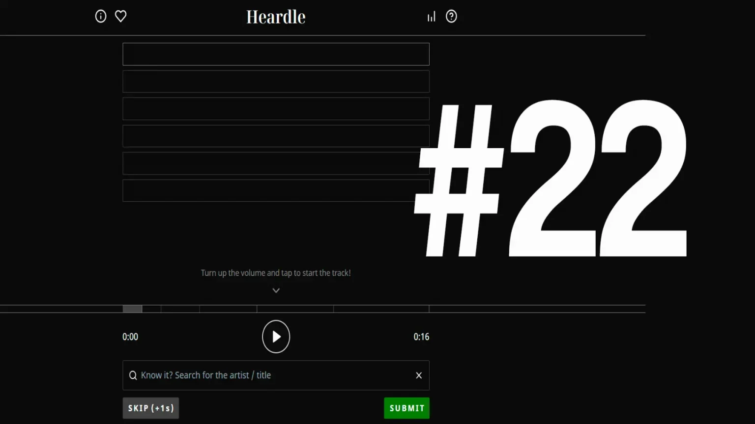canción del Heardle 22