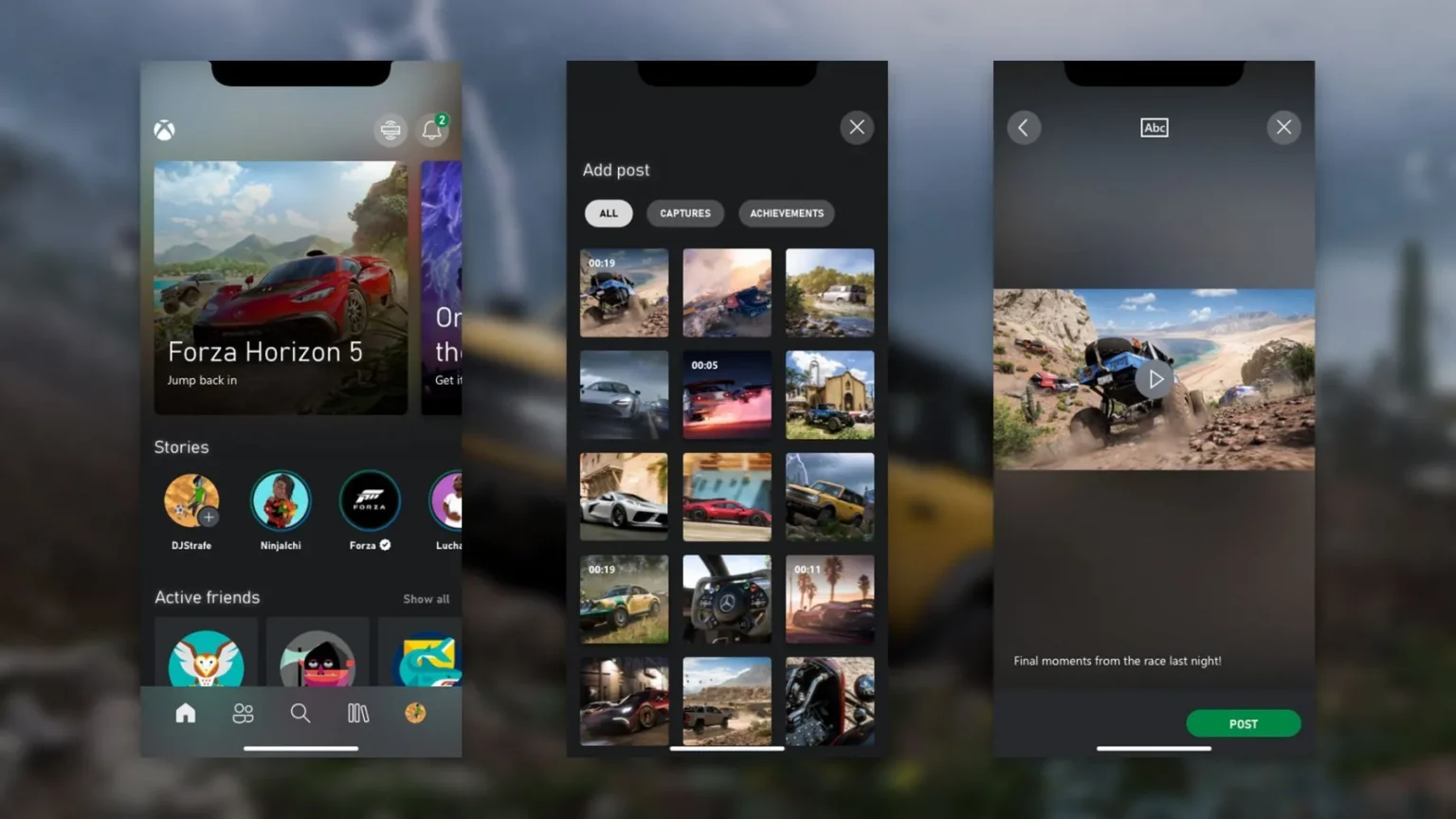historias llegan a la app de Xbox
