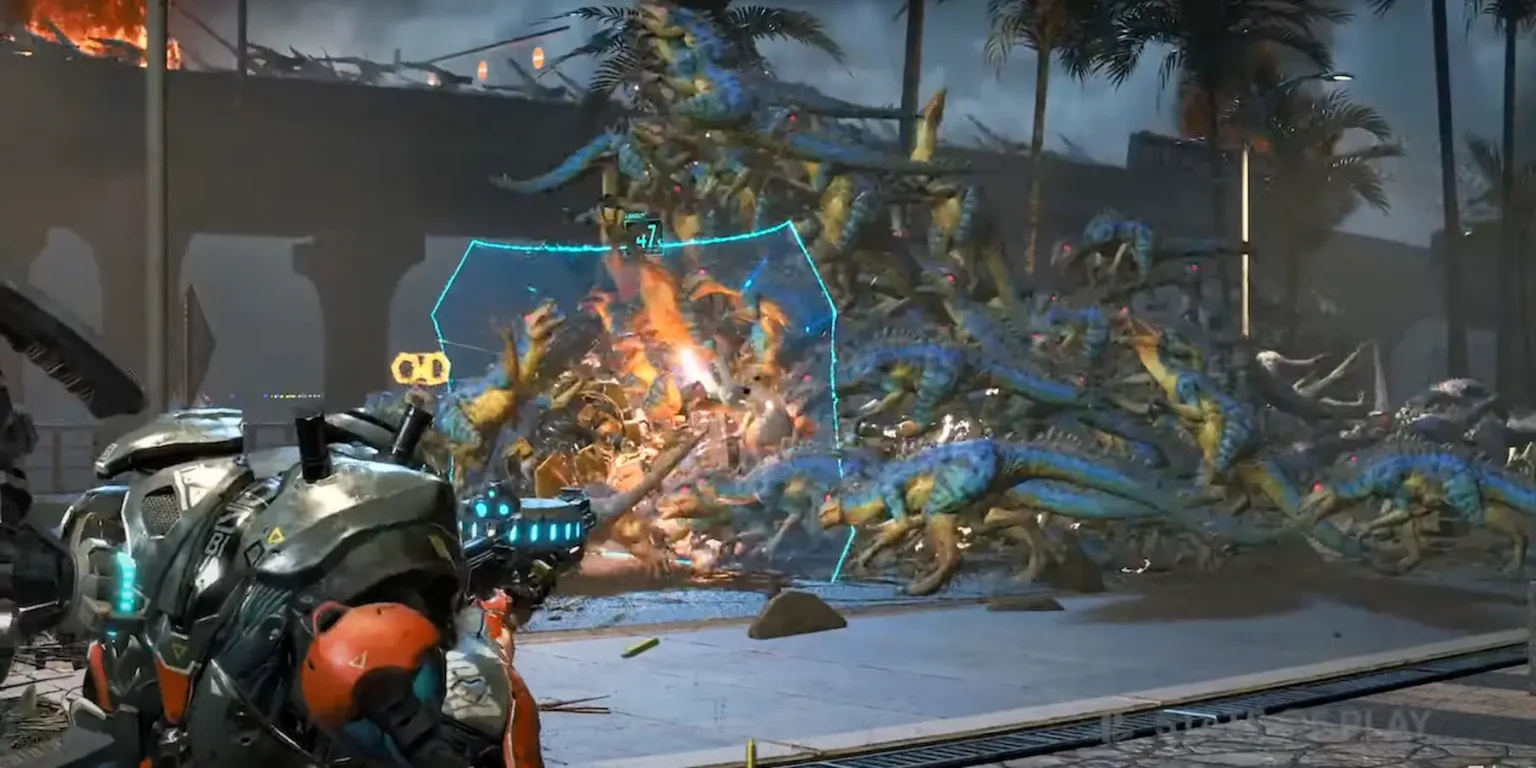 gameplay de Exoprimal