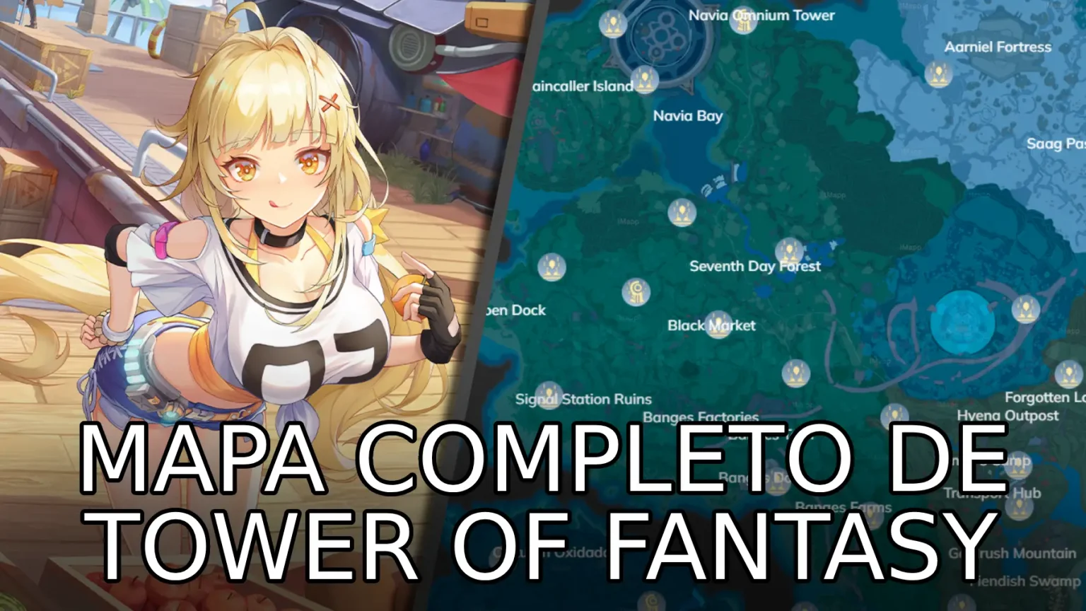 Tower of Fantasy Mapa Interativo: Qual usar para facilitar sua aventura? -  Millenium