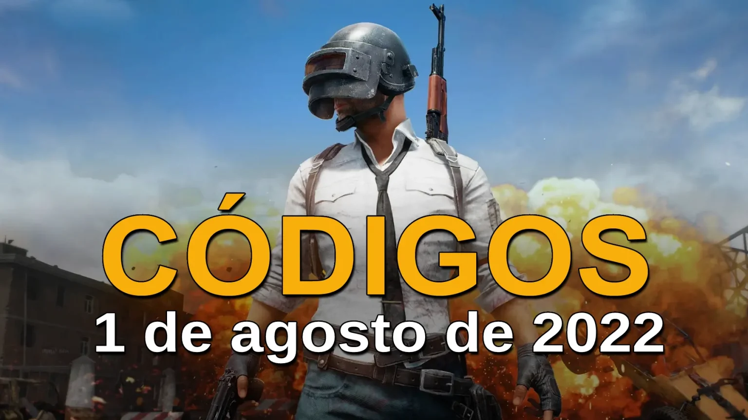 códigos PUBG 1 agosto 2022