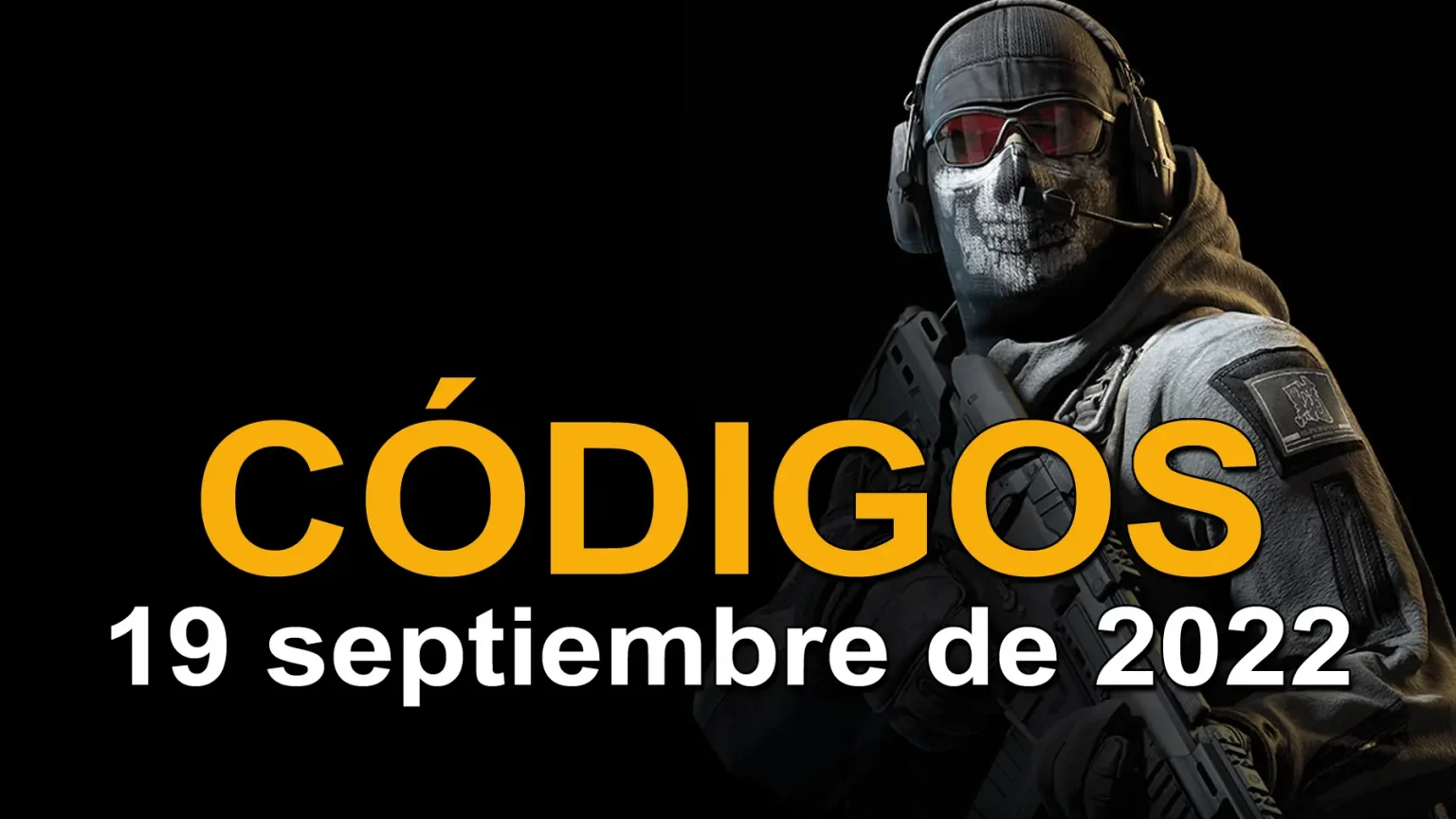 Códigos Call of Duty Mobile del 19 de septiembre de 2022