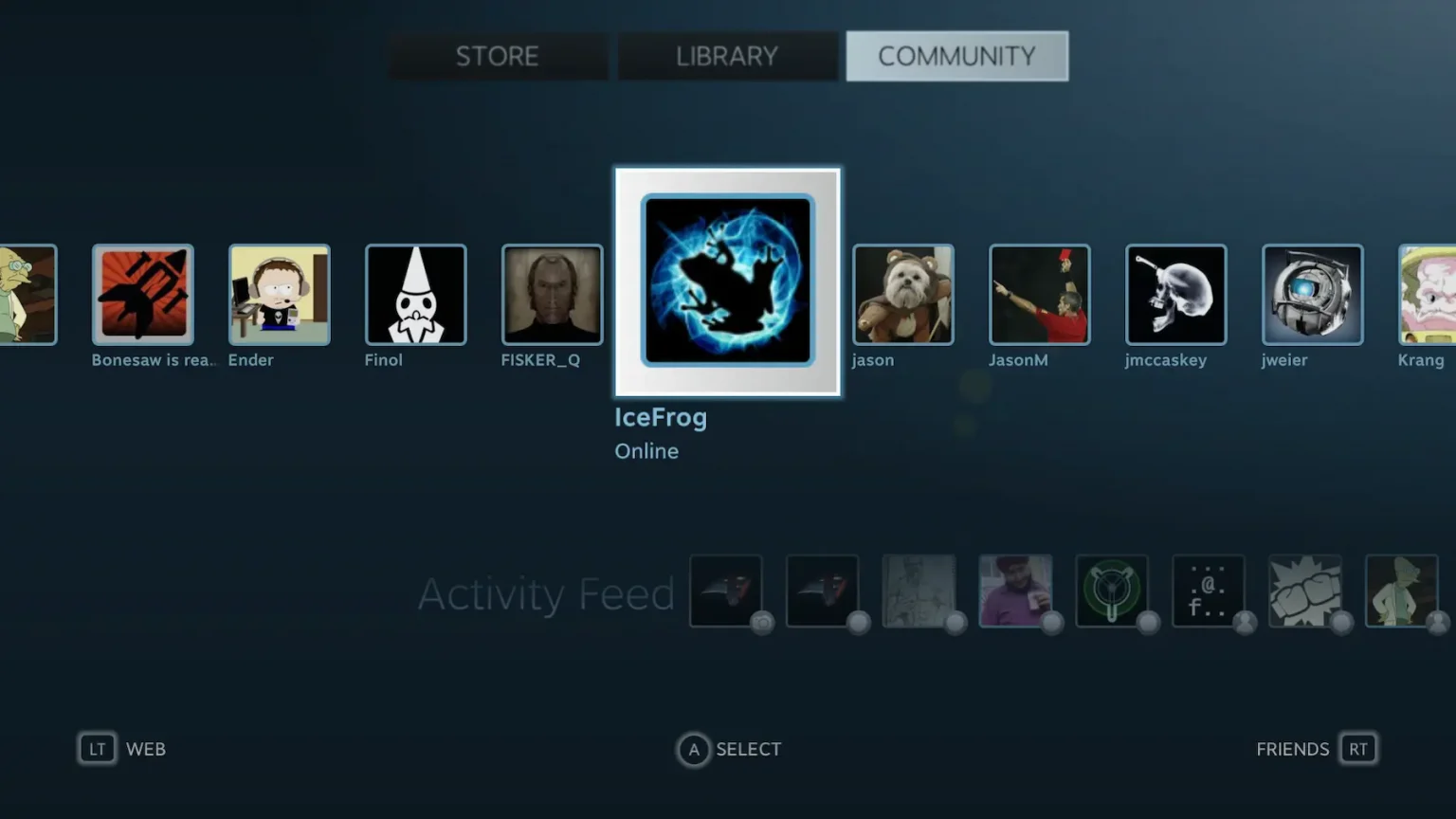 nueva interfaz de Big Picture