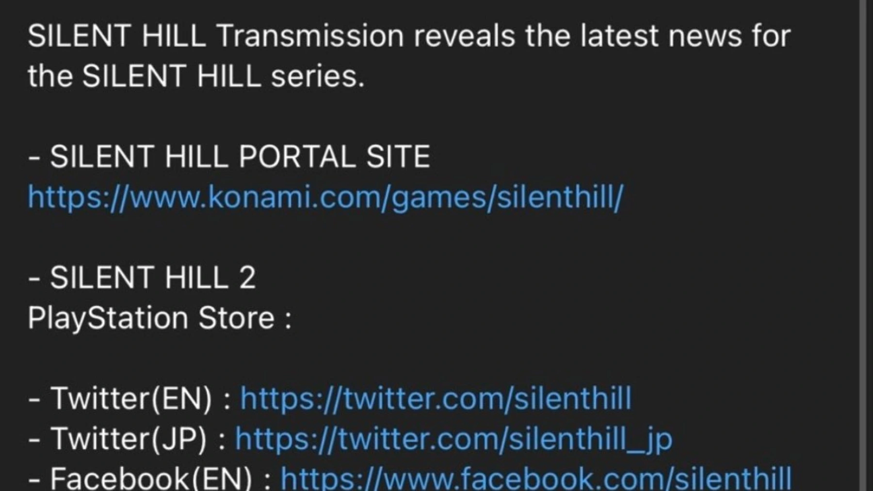 silent hill 2 remake 2