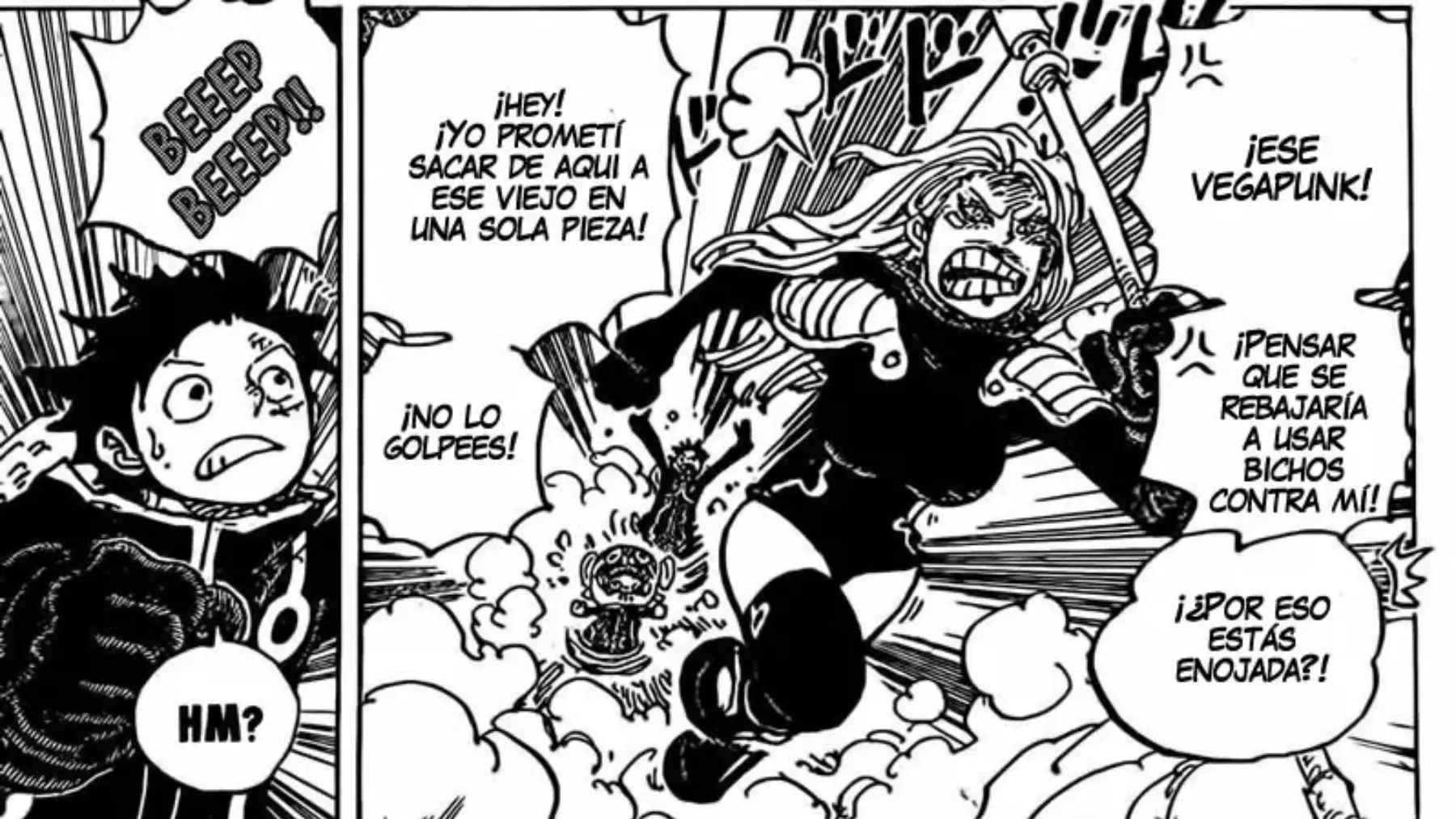 torre radical galería Manga One Piece 1071 en español titulado: "Un héroe aparece"